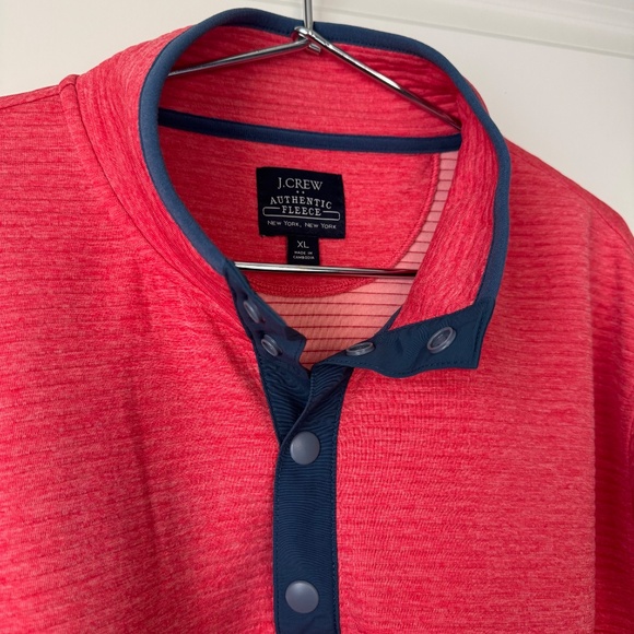 J. Crew Factory Men’s Quilted Knit Pullover Authentic Fleece - Picture 3 of 7